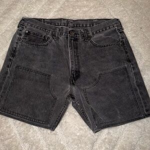 Levi's Dark Gray Jean Shorts for Men